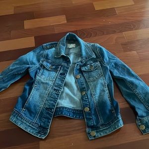 Crewcuts J Crew denim jean jacket girls 6 7 small